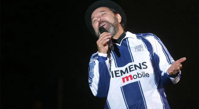 Rubén Blades, reconocido salsero panameño con la camiseta de Alianza Lima Rubén Blades, reconocido salsero panameño con la camiseta de Alianza Lima