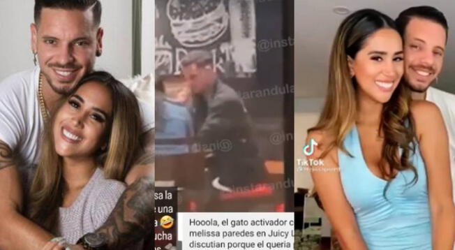 Melissa Paredes y Anthony Aranda habrían discutido en restaurante, según imágenes de Instarándula