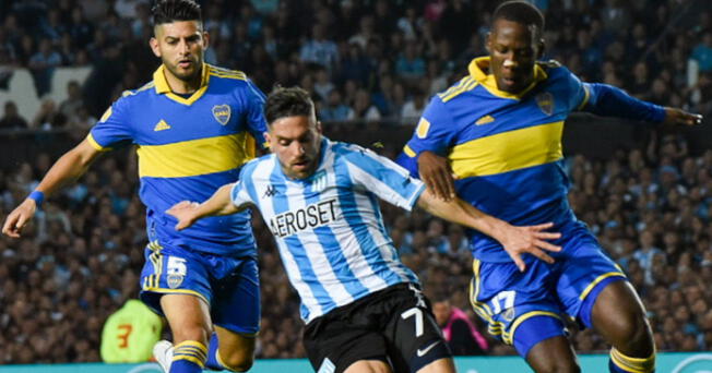 Boca empata a domicilio ante Racing por la Liga Profesional Argentina