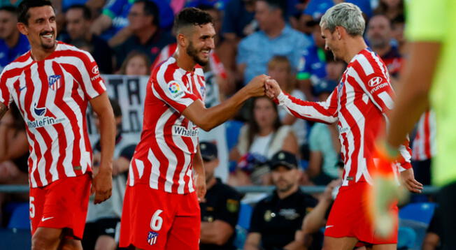 Atlético Madrid derrotó 3-0 a Getafe por LaLiga de España