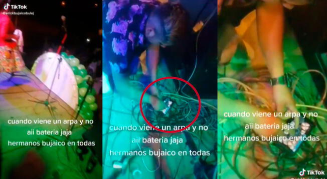 Tiktok: Banda 'olvida' su batería y músico peruano descarga 'app' para continuar con el show