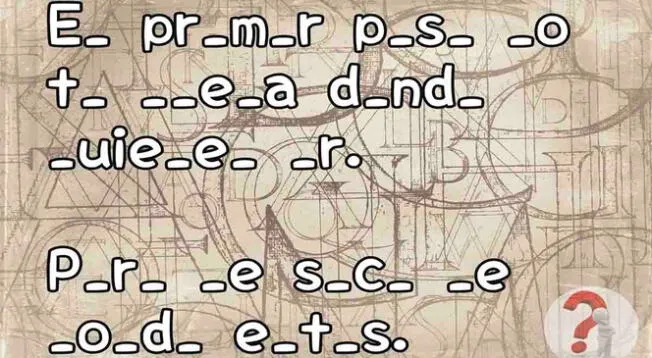 ¿Podrás descifrar este reto visual? ¿Podrás descifrar este reto visual?