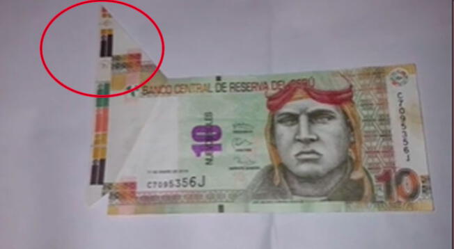 Encuentra billete de 10 soles con 'diseño mariposa' y lo guardará puesto que podría volverlo 'millonario'