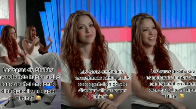 La curiosa reacción de Shakira al escuchar el español de JLo