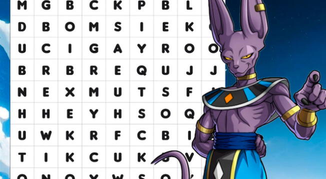 Reto visual para FANS: ¿Ves el nombre de 'Beerus'? Si viste todo Dragon Ball podrás lograrlo