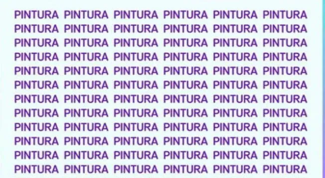 El 98% falló en este reto visual: encuentra la palabra 'TINTURA' en 5 segundos