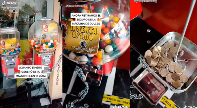 ¿Cuánto dinero se gana por vender chicles en máquinas expendedoras? Peruano revela rentable negocio