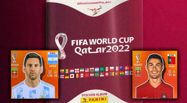 Cristiano Ronaldo y Lionel Messi hacen historia en el álbum Qatar 2022