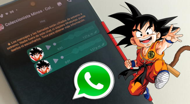 WhatsApp: truco para enviar audios con voz de Goku 'niño' que sorprende a fans de Drango Ball