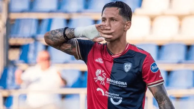 Gianluca Lapadula fue titular en la victoria por 2-1 ante Cagliari