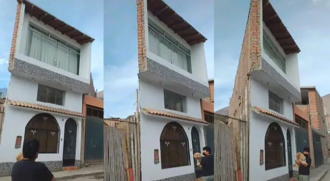 TikTok: Peruano construye su casa '3D' que escandaliza a todo el vecindario - VIDEO
