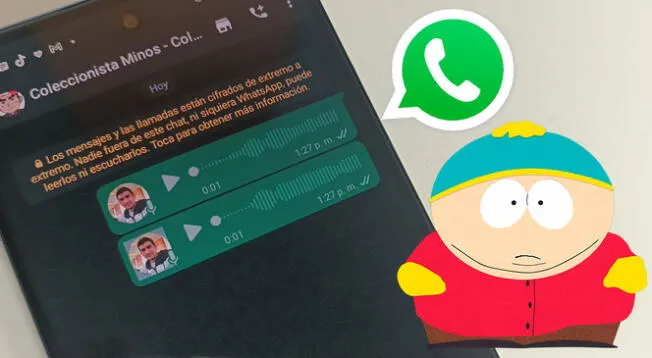 WhatsApp: truco te permite enviar audios con la voz de Eric Cartman y fans de South Park se emocionan