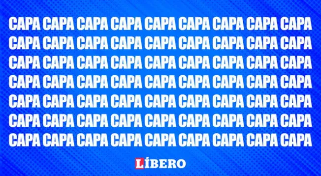 ¿Dónde está la palabra 'CARA'? Tienes 7 segundos para superar este reto visual extremo.