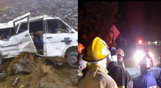 Cuatro turistas fallecidos y 20 pasajeros heridos deja grave accidente de tránsito en Cusco