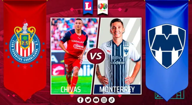 Chivas recibe a Monterrey este martes 23 de agosto