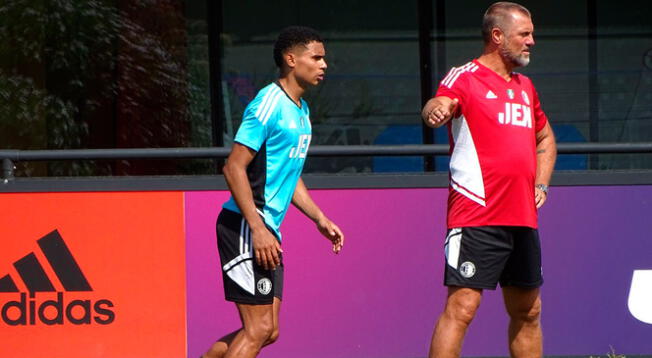Marcos López entrenó con Feyenoord con miras al siguiente encuentro de la Eredivisie
