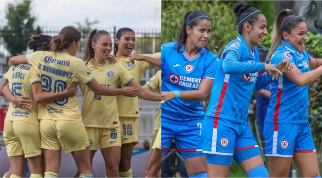 América vs. Cruz Azul se enfrentan por la Liga MX Femenil América vs. Cruz Azul se enfrentan por la Liga MX Femenil