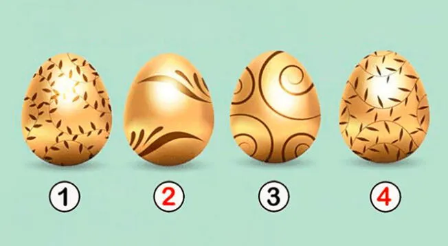 Escoge una huevo dorado y este test de personalidad revelaría tus deseos ocultos