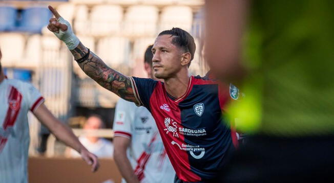 Gianluca Lapadula viene sumando minutos en Cagliari