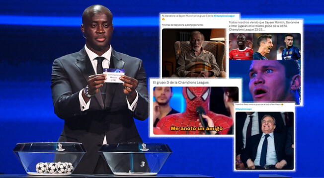 Repasa los mejores memes que dejó el sorteo de la Champions League.