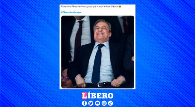 El rostro de Florentino Pérez es el sentir de los hinchas del Real Madrid, equipo que cayó en un grupo accesible.