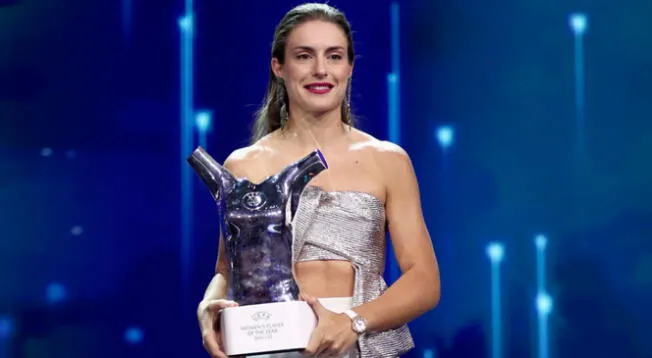 La española Alexia Putellas ganó el Balón de Oro en 2021.