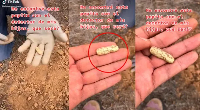 Encontró extraña 'pepita', la revisa y resultó ser oro de 25 kilates: