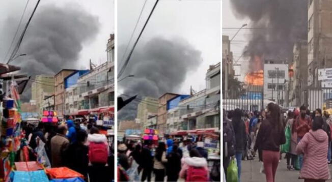 Incendio en La Victoria: Se registra siniestro en el emporio comercial de Gamarra