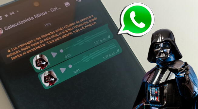 WhatsApp: truco permite enviar audios con la voz de Darth Vader y fans de Star Wars lo celebran