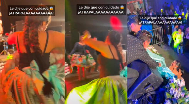 ¡Atrápalaaaaa! Mujer protagoniza un video viral en TikTok tras hacer arriesgado baile.