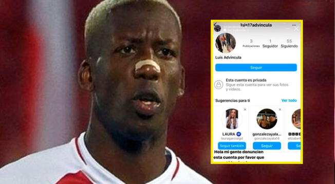 Luis Advíncula denuncia que suplantaron su identidad en redes: