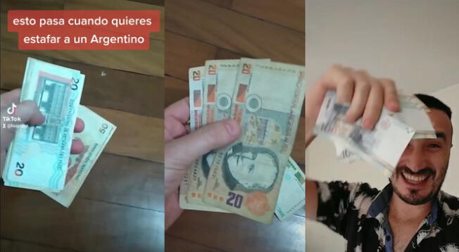 El joven logró ganar 400 soles tras asegurar que fue estafado.