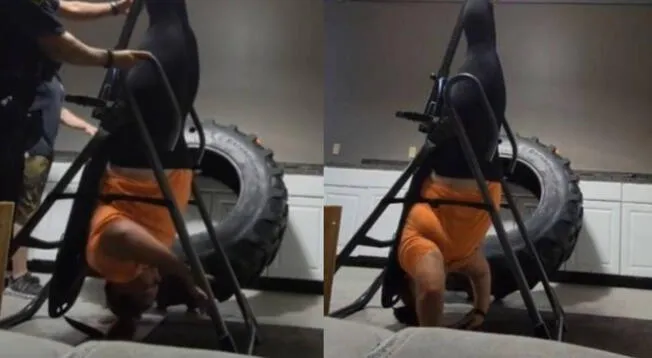 TikTok: Joven se quedó atrapada en máquina de gimnasio y tuvo que recurrir al 911