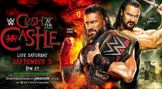 WWE Clash at the Castle este sábado 3 de noviembre