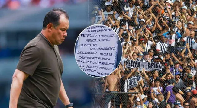 Hinchas de Alianza Lima mostraron su rechazo a Juan Reynoso