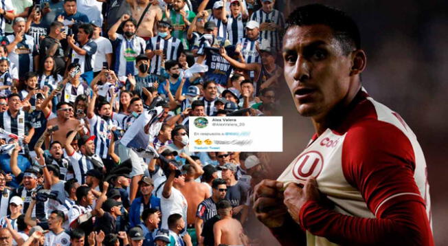 Alex Valera arremetió contra hincha de Alianza Lima