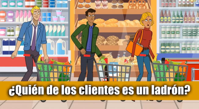 ¿Quién de los clientes es un ladrón? Resuelve el acertijo visual que el 90% no pudo