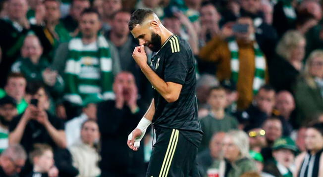 Karim Benzema lesionado tras duelo ante Celtic por Champions League