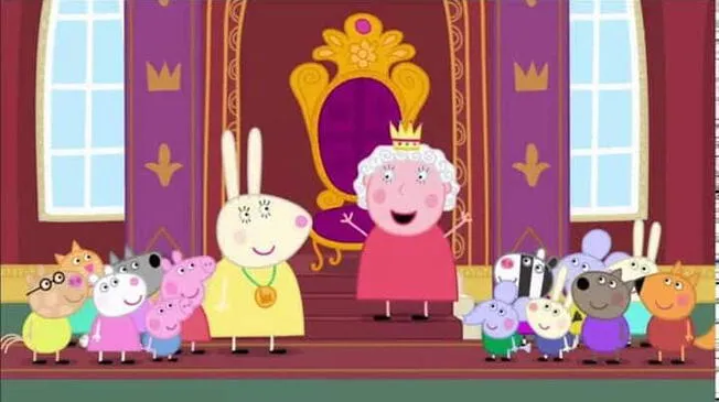 Peppa Pig también tuvo a la reina Isabel II