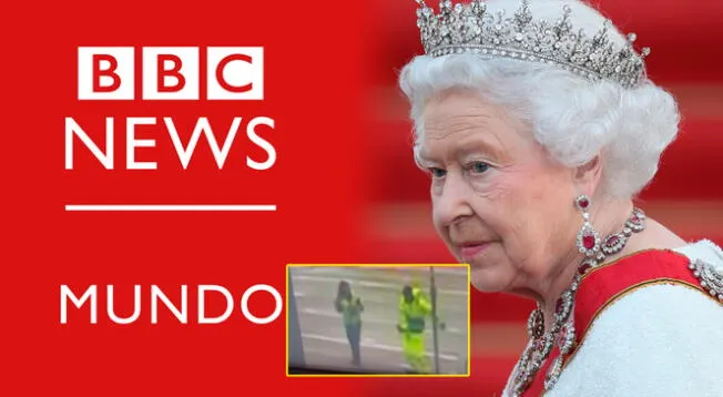 La BBC informaba de la reina Isabel II mientras que trabajadores hacían baile de Fornite.