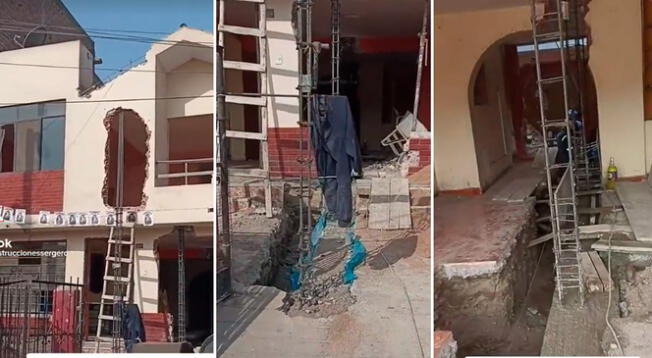 Una familia mandó a dividir la casa y su caso es viral en TikTok.
