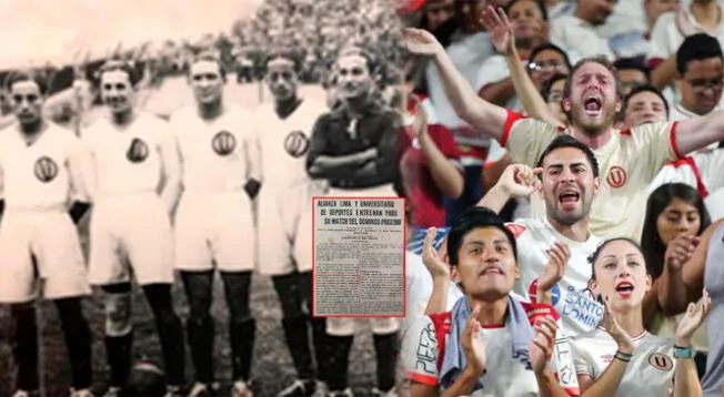 Hinchas de Universitario presentaron pruebas del título 1934