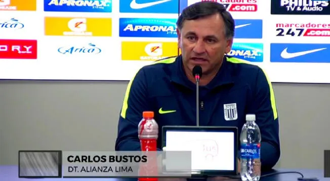 Carlos Bustos podría dejar de ser DT de Alianza Lima