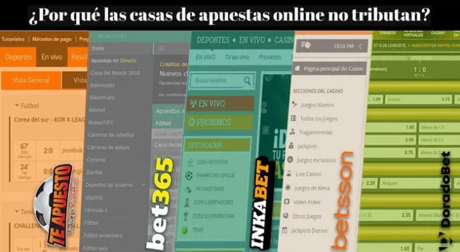 Casa de apuestas online: ¿Por qupe no pagan impuestos en el Perú?