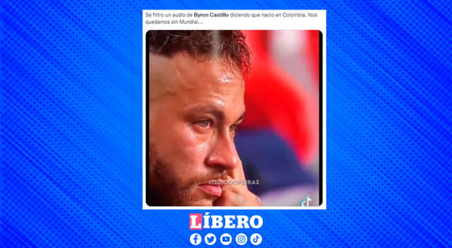 Neymar y su rostro de tristeza grafica el pesar de los ecuatorianos.