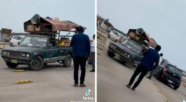 Un video de TikTok muestra cómo un joven se ahorro la 'alquilada' al ir con a la prueba de manejo con camión de carga.