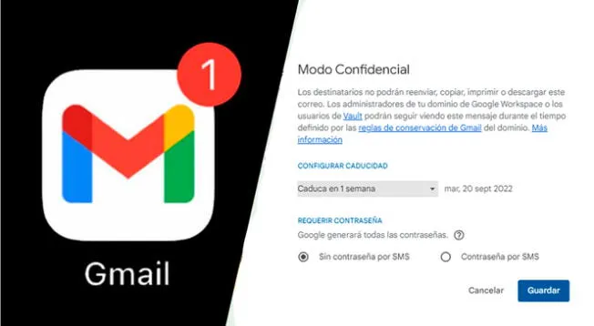 Gmail estrena 'Modo Confidencial': Así podrás colocar fecha de caducidad en tus correos
