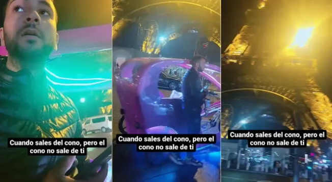 Peruano va a la Torre Eiffel y pide una 'carrera' al mercado Santa Luzmila de Comas