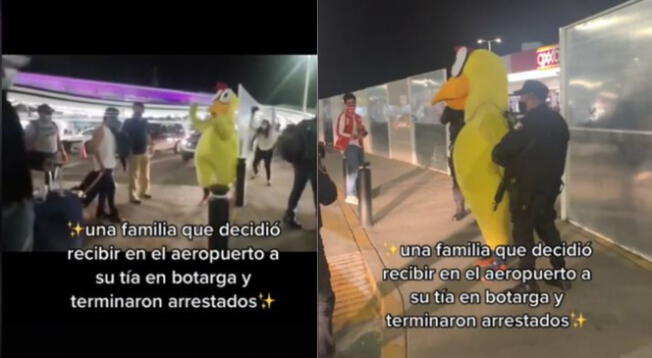 TikTok: Jóvenes decidieron sorprender a su tía en aeropuerto, pero terminaron arrestados