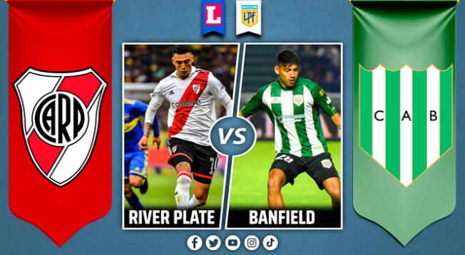 Formación de River Plate vs Banfield por la fecha 19 de la LFP